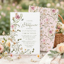Search for wildflower baby shower invitations Outdoor botanical wildflower