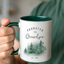Search for promoted to grandpa mugs Grandfather