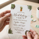 Search for adult luau invitations Floral