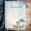 Search for abc baby shower invitations Bear