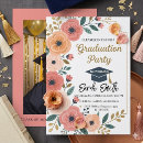Search for school open house invitations Boho floral watercolor