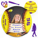 Search for purple softballs Player