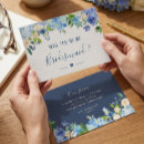 Search for hydrangea bridesmaid cards Watercolor