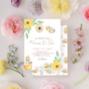 Search for bee baby shower invitations Tiny flowers