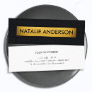 Search for alligator business cards Gold