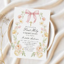 Search for party first communion invitations Floral