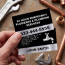 Search for 24 hour business cards Plumbing