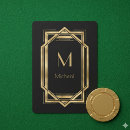 Search for black and gold playing cards 1920