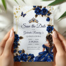 Search for butterfly save the dates Mis quince anos