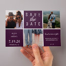 Search for purple save the dates Zmodern