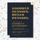 Search for funny retirement party invitations Modern