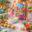 Search for floral aprons Blue
