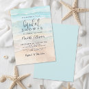 Search for beach bridal shower invitations For her