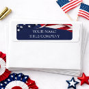 Search for military return address labels Stars and stripes
