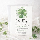 Search for st patricks day baby shower invitations Vintage