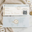 Search for travel tickets boarding pass invitations Couple