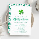 Search for lucky charm invitations Green