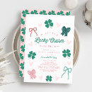 Search for shamrock baby shower invitations Clover