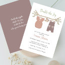 Search for double baby shower invitations Watercolor