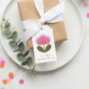 Search for flower gift tags Pink