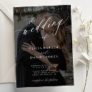 Search for photo overlay wedding invitations Calligraphy script