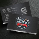 Search for auto repair business cards Car maintenance
