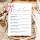 Search for bride and groom trivia For her