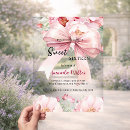 Search for bow invitations Blush pink