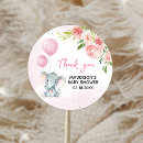 Search for elephant baby shower stickers Floral