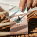 Search for shells business cards Watercolor