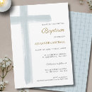 Search for baby blue baptism invitations Minimal