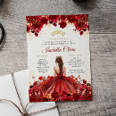 Search for burgundy and gold quinceanera invitations Daughter