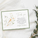 Search for bird thank you cards Bereavement