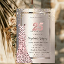 Search for 25th surprise birthday invitations Elegant