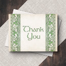 Search for irish thank you cards Shamrock