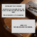 Search for salvation business cards Faith
