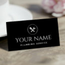 Search for maintenance business cards Plumber