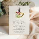 Search for wine and cheese bridal shower invitations Elegant