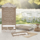 Search for lace wedding invitations Country