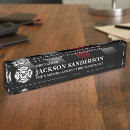 Search for firefighter name plates Emergency services