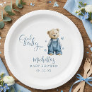Search for oh boy baby shower plates Bear