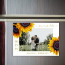 Search for sunflower save the date magnets Ztraditional