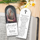 Search for funeral bookmarks Forever in our hearts