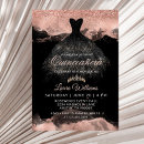 Search for black dress quinceanera invitations Mis quince anos