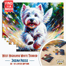 Search for westie puzzles West highland white terrier