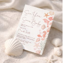 Search for seashells invitations Girl