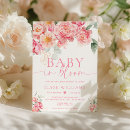 Search for peony baby shower invitations Wildflower