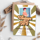 Search for vintage 50th birthday invitations Retro