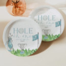 Search for golf birthday plates Hole in one