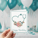 Search for nurse birthday cards Floral